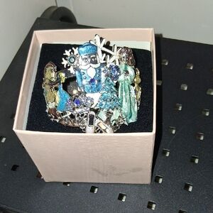 Kirks Folly Silver and Blue Enchanted Bracelet